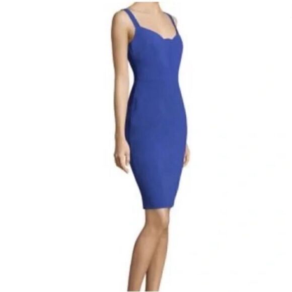 Black halo vista sweetheart sleeveless sheath dress-U7 - Picture 1 of 6